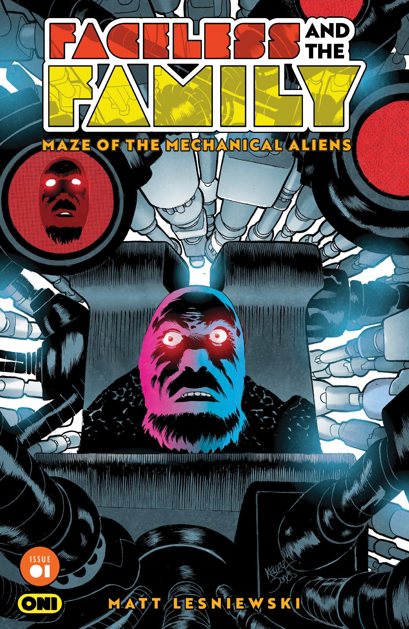 FACELESS AND THE FAMILY MAZE OF THE MECHANICAL ALIENS #1 (OF 4) CVR B KELLEY JONES VAR (01 Jul Release)