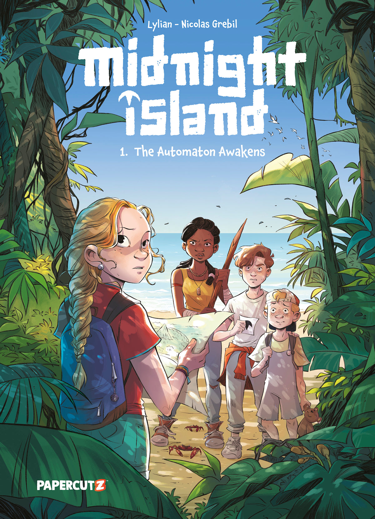 MIDNIGHT ISLAND HC VOL 01 THE AUTOMATON AWAKENS | PAPERCUTZ | Comicbookeroo