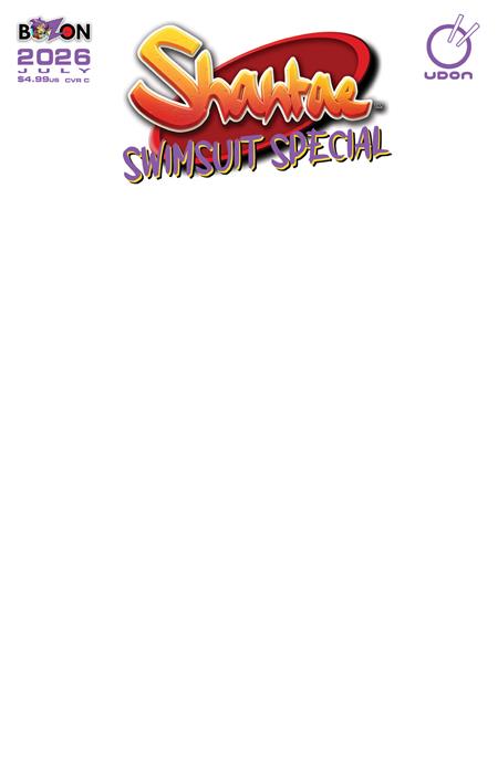 2026 SHANTAE SWIMSUIT SPECIAL #1 (ONE SHOT) CVR C BLANK SKETCH VAR (Backorder, Allow 4-5 Weeks)