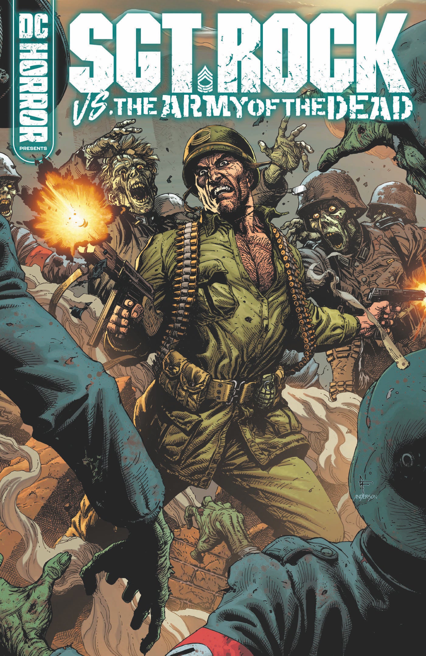 DC HORROR PRESENTS SGT ROCK VS THE ARMY OF THE DEAD HC (MR) (Backorder, Allow 4-5 Weeks) | DC COMICS | Comicbookeroo