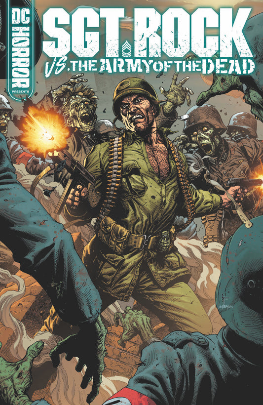 DC HORROR PRESENTS SGT ROCK VS THE ARMY OF THE DEAD HC (MR) (Backorder, Allow 4-5 Weeks) | DC COMICS | Comicbookeroo