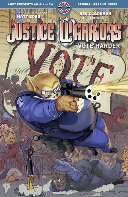 JUSTICE WARRIORS TP VOL 2 VOTE HARDER (MR) (Backorder, Allow 3-4 Weeks) - Comicbookeroo
