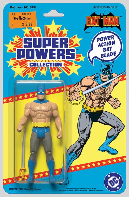 BATMAN #151 CVR D JASON GEYER & ALEX SAVIUK DC SUPER POWERS CARD STOCK VAR