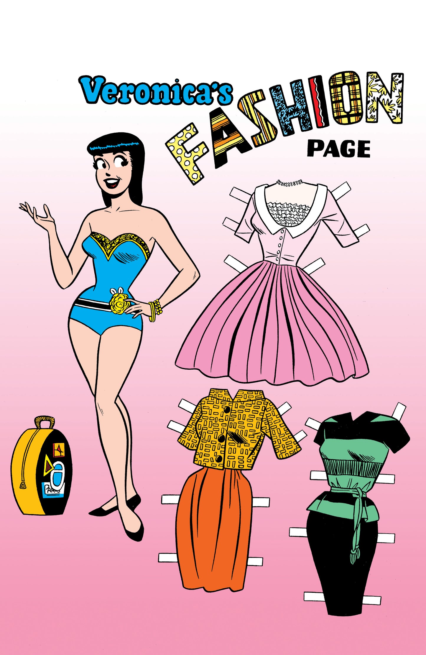 ARCHIE COMICS 85TH ANNIVERSARY PRESENTS BETTY & VERONICA FASHION PAGES (ONE-SHOT) CVR C DAN DECARLO VERONICA PIN-UP VAR (26 Aug Release)