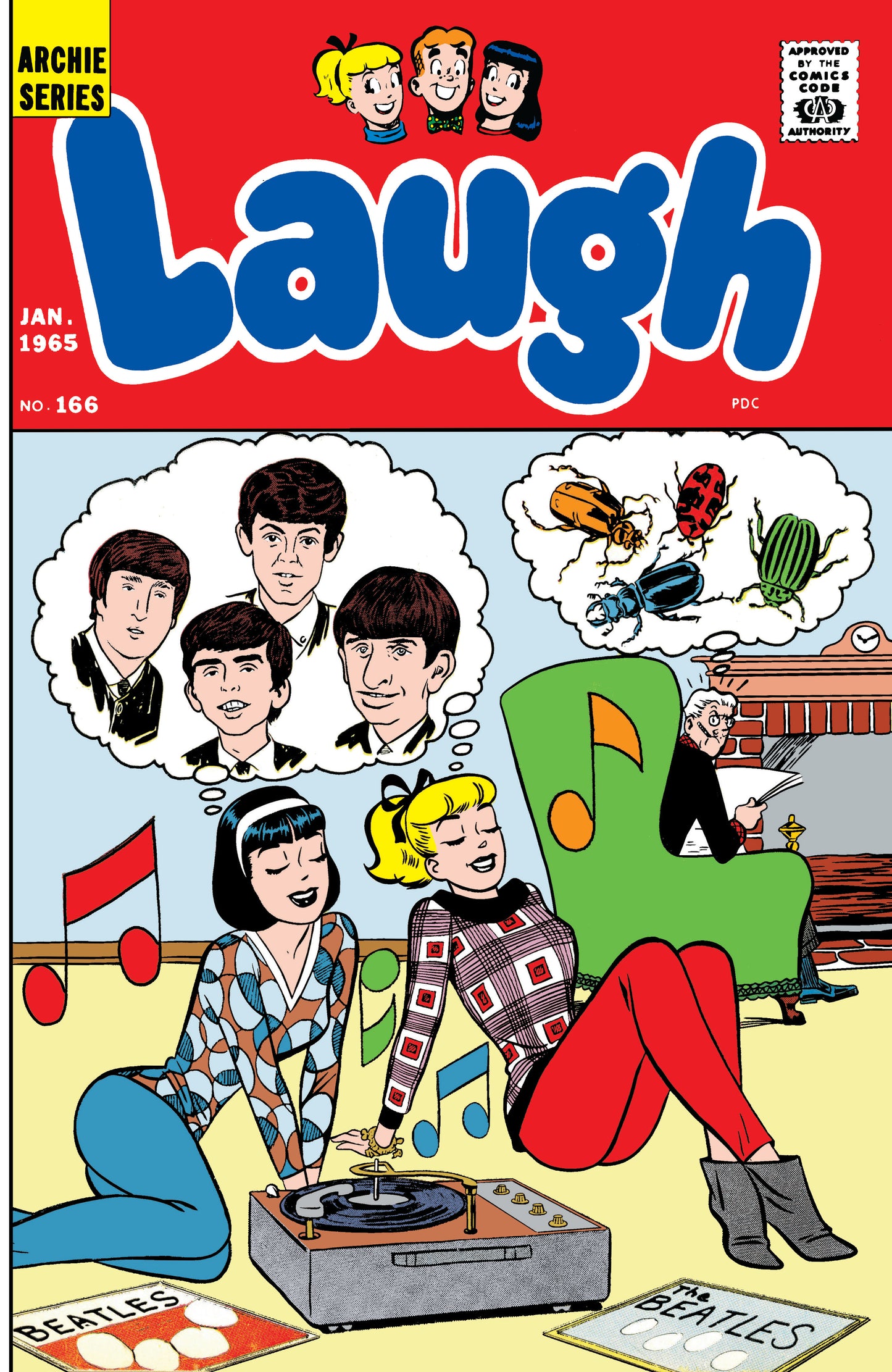LAUGH #166 FACSIMILE EDITION CVR D HARRY LUCEY MARIO ACQUAVIVA FOIL VAR (12 Aug Release)