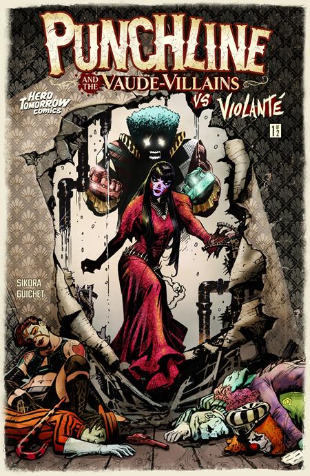 PUNCHLINE AND THE VAUDE-VILLAINS VS VIOLANTE #1 (OF 2) CVR A YVEL GUICHET (Backorder, Allow 4-5 Weeks)