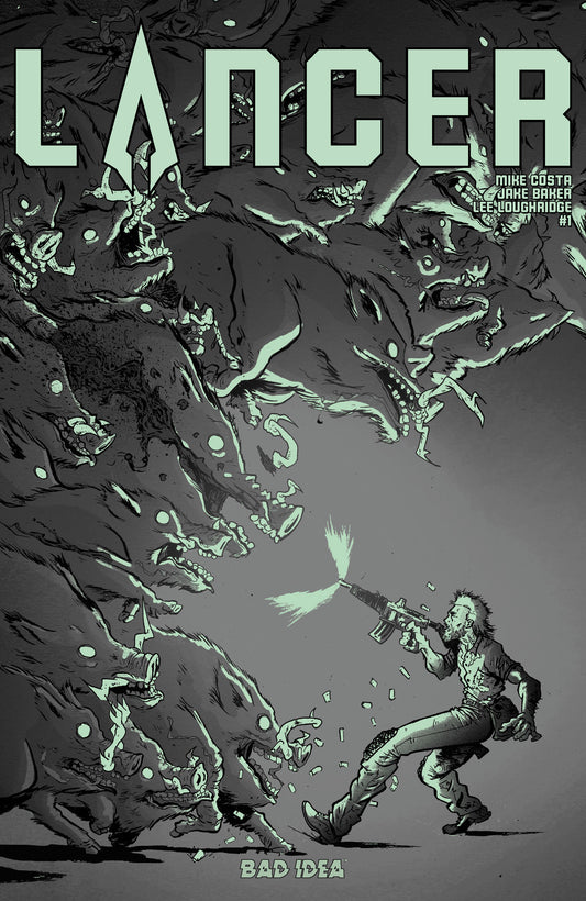 LANCER #1 (OF 4) CVR I JAKE BAKER GLOW IN THE DARK VAR | BAD IDEA | Comicbookeroo