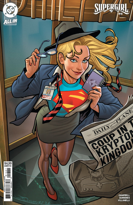 SUPERGIRL #16 CVR D JOE QUINONES CARD STOCK VAR (KINGDOM OF ZOD) | DC COMICS | Comicbookeroo