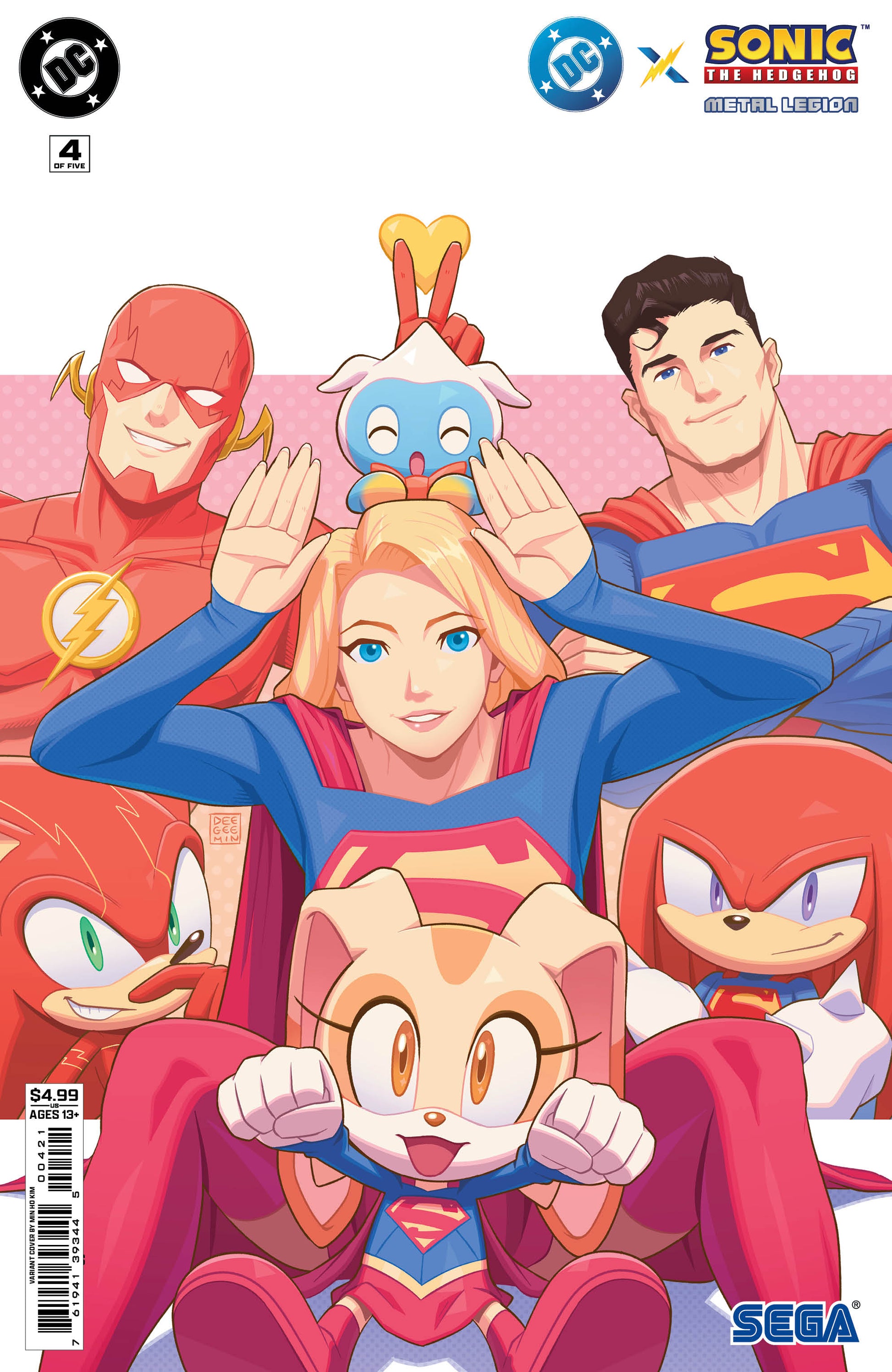 DC X SONIC THE HEDGEHOG METAL LEGION #4 (OF 5) CVR B MIN HO KIM CARD STOCK VAR | DC COMICS | Comicbookeroo