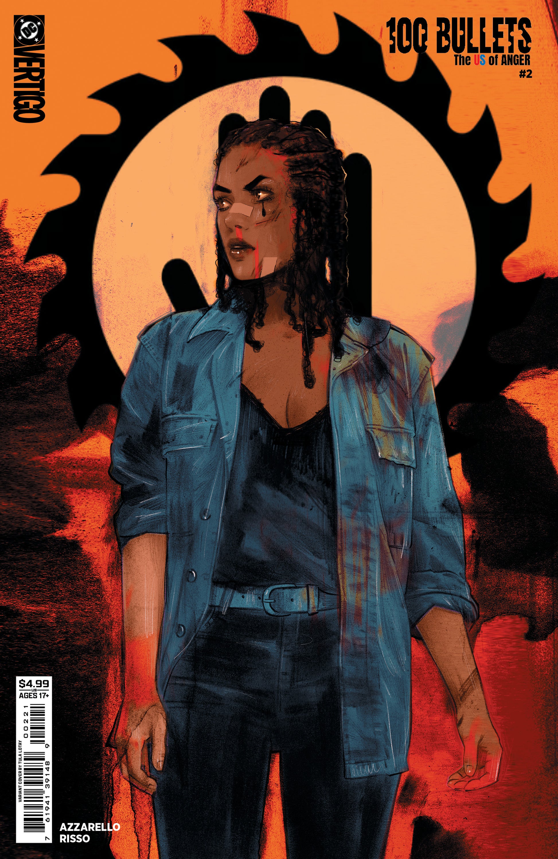 100 BULLETS THE US OF ANGER #2 (OF 8) CVR B TULA LOTAY CARD STOCK (MR) | DC COMICS | Comicbookeroo