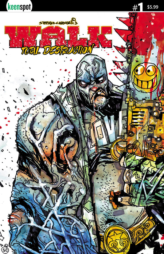 WALK TOTAL DESTRUCTION #1 (ONE SHOT) CVR A STEFANO CARDOSELLI SMILEYSAW (26 Aug Release)