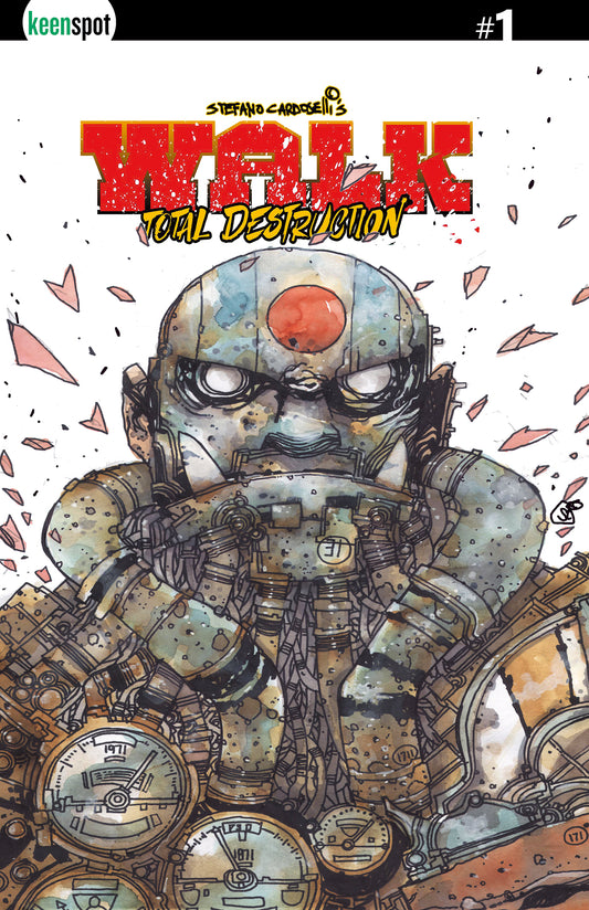 WALK TOTAL DESTRUCTION #1 (ONE SHOT) CVR D STEFANO CARDOSELLI METAL VAR (26 Aug Release)