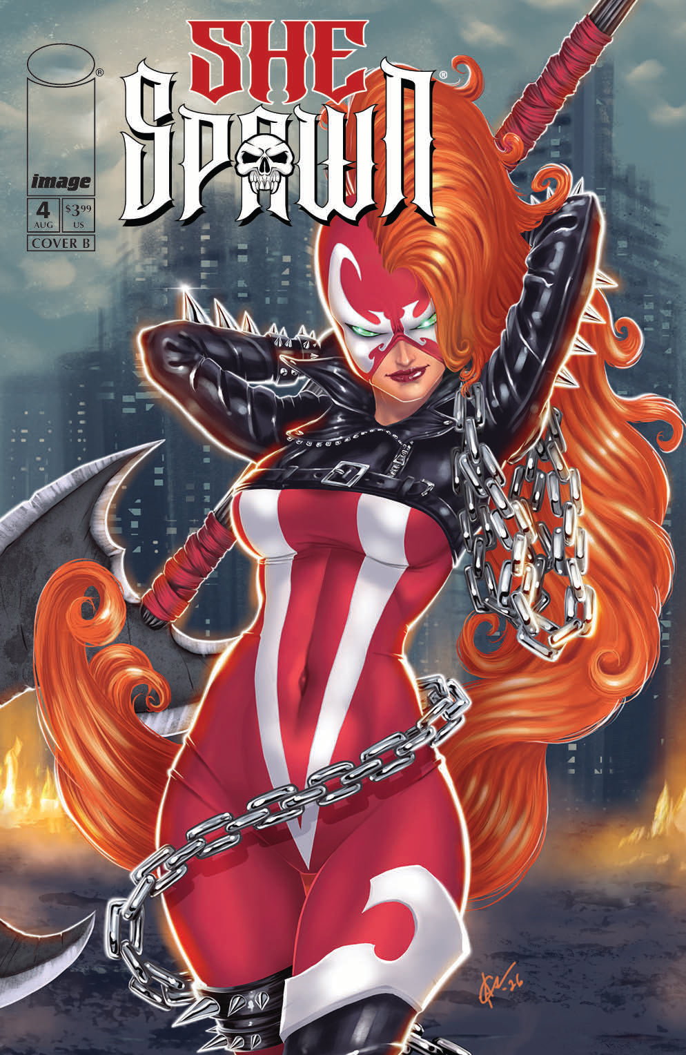 SHE-SPAWN #4 (OF 5) CVR B DAVE HARRIGAN VAR (05 Aug Release)