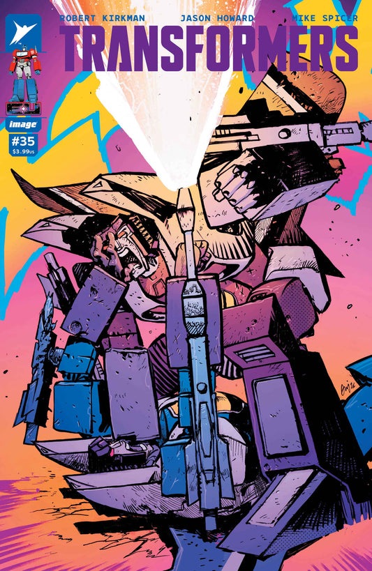 TRANSFORMERS #35 CVR B DANIEL WARREN JOHNSON & MIKE SPICER VAR (12 Aug Release)