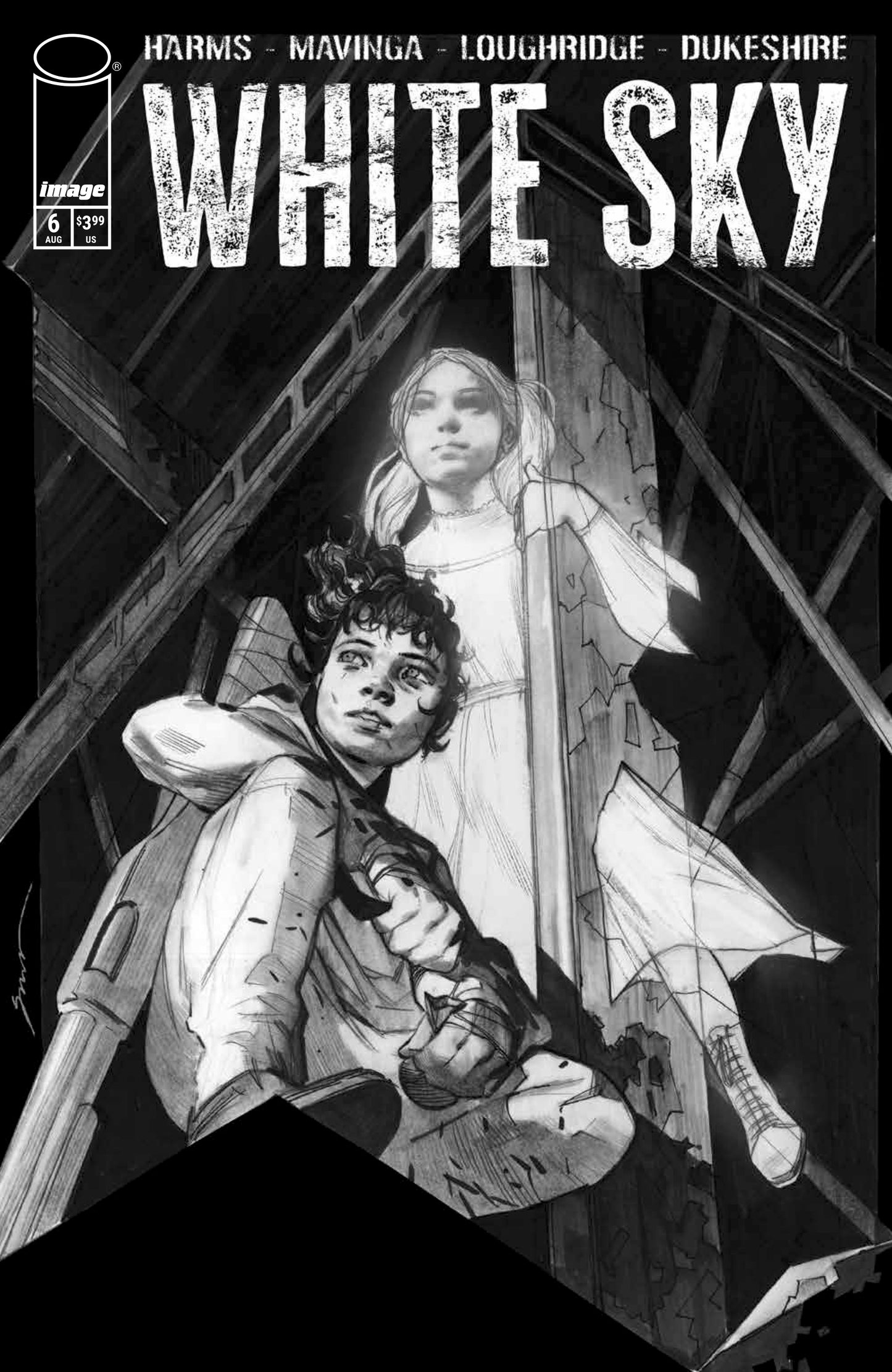 WHITE SKY #6 CVR D ELIZA IVANOVA B&W VAR (MR) (26 Aug Release)