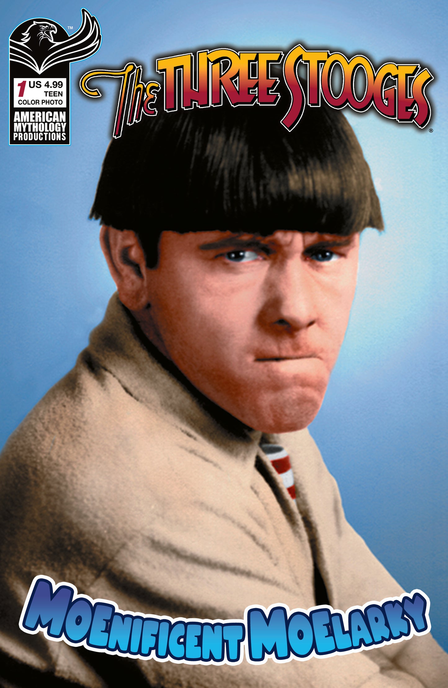 THREE STOOGES MAGNIFICENT MOELARKY #1 CVR B COLOR PHOTO VAR (26 Aug Release)