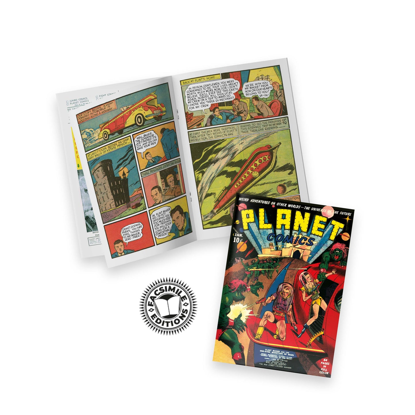 PS ARTBOOKS PLANET COMICS #1 FACSIMILE EDITION (26 Aug Release)