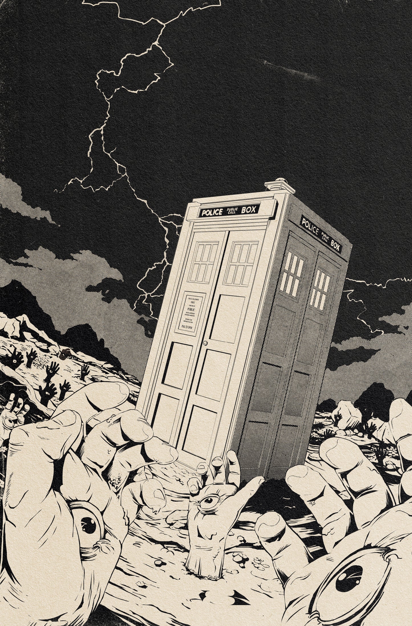 DOCTOR WHO CIRCUIT BREAKER #2 (OF 2) CVR E FLOPS DALEK TAKEOVER COLOR YOUR OWN CARDSTOCK VAR | TITAN COMICS | Comicbookeroo