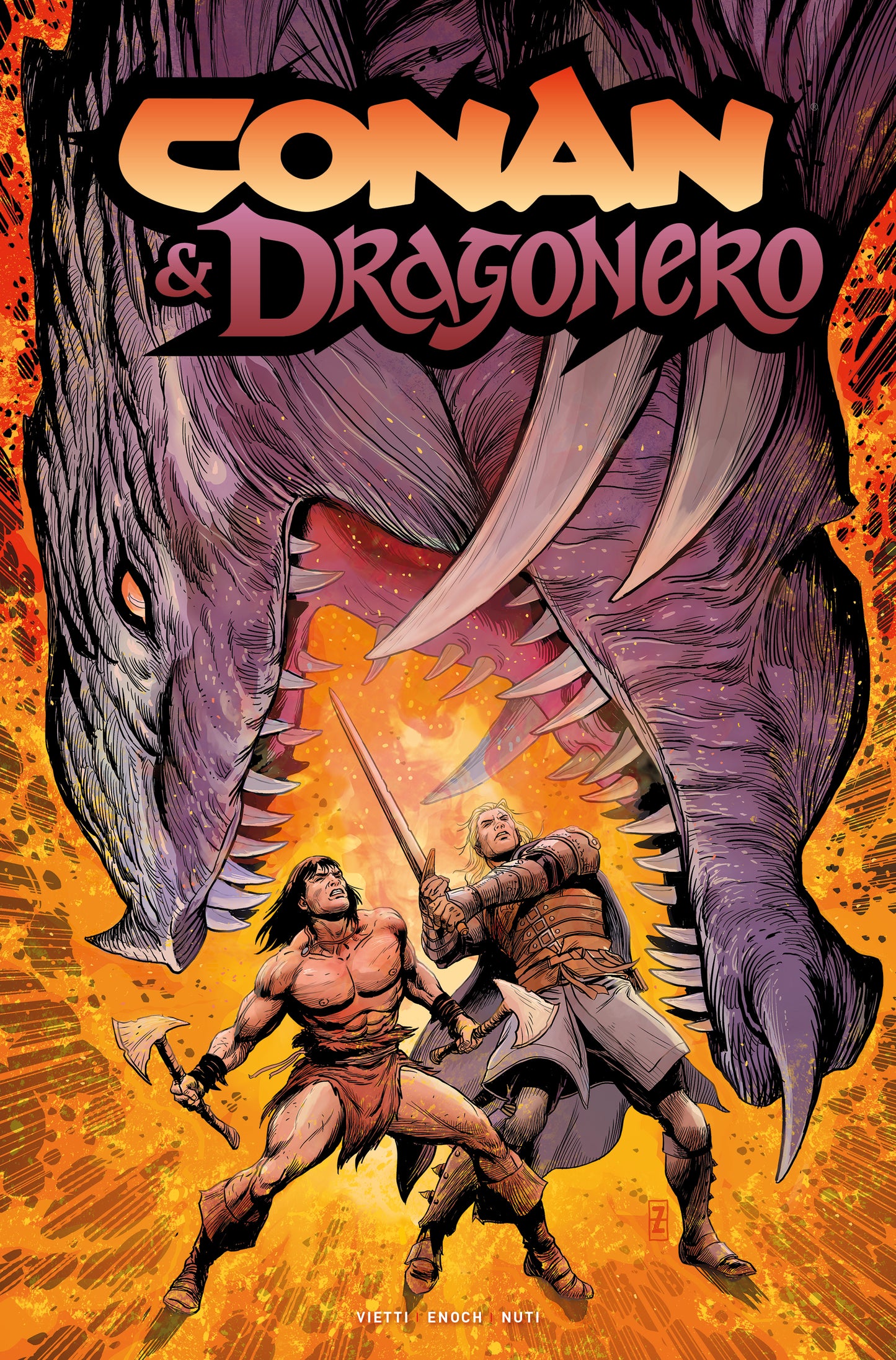 CONAN AND DRAGONERO #4 (OF 7) CVR A PATCH ZIRCHER (MR) (05 Aug Release)