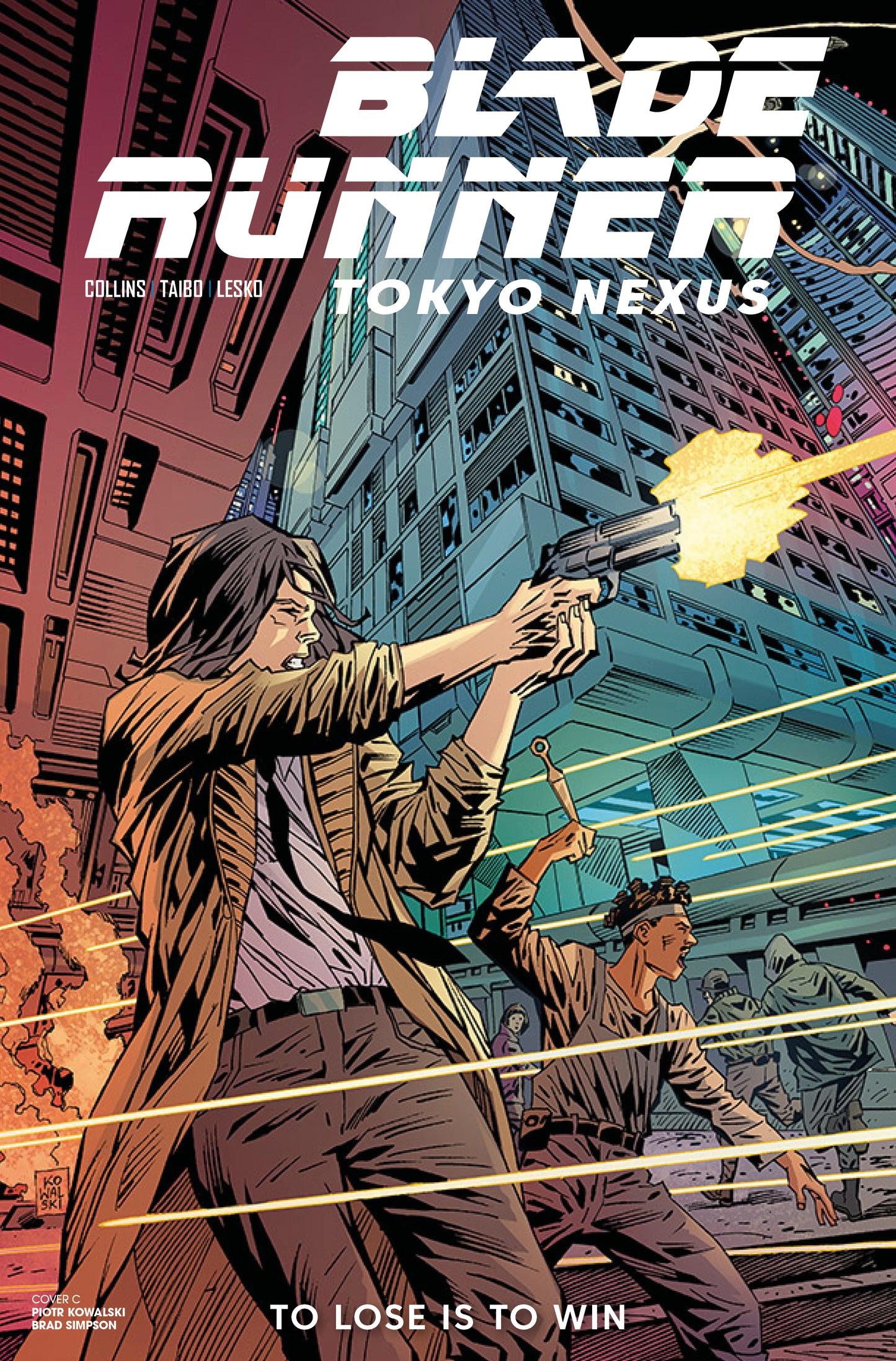 BLADE RUNNER TOKYO NEXUS TO LOSE IS TO WIN #4 (OF 4) CVR C PIOTR KOWALSKI VAR (12 Aug Release)