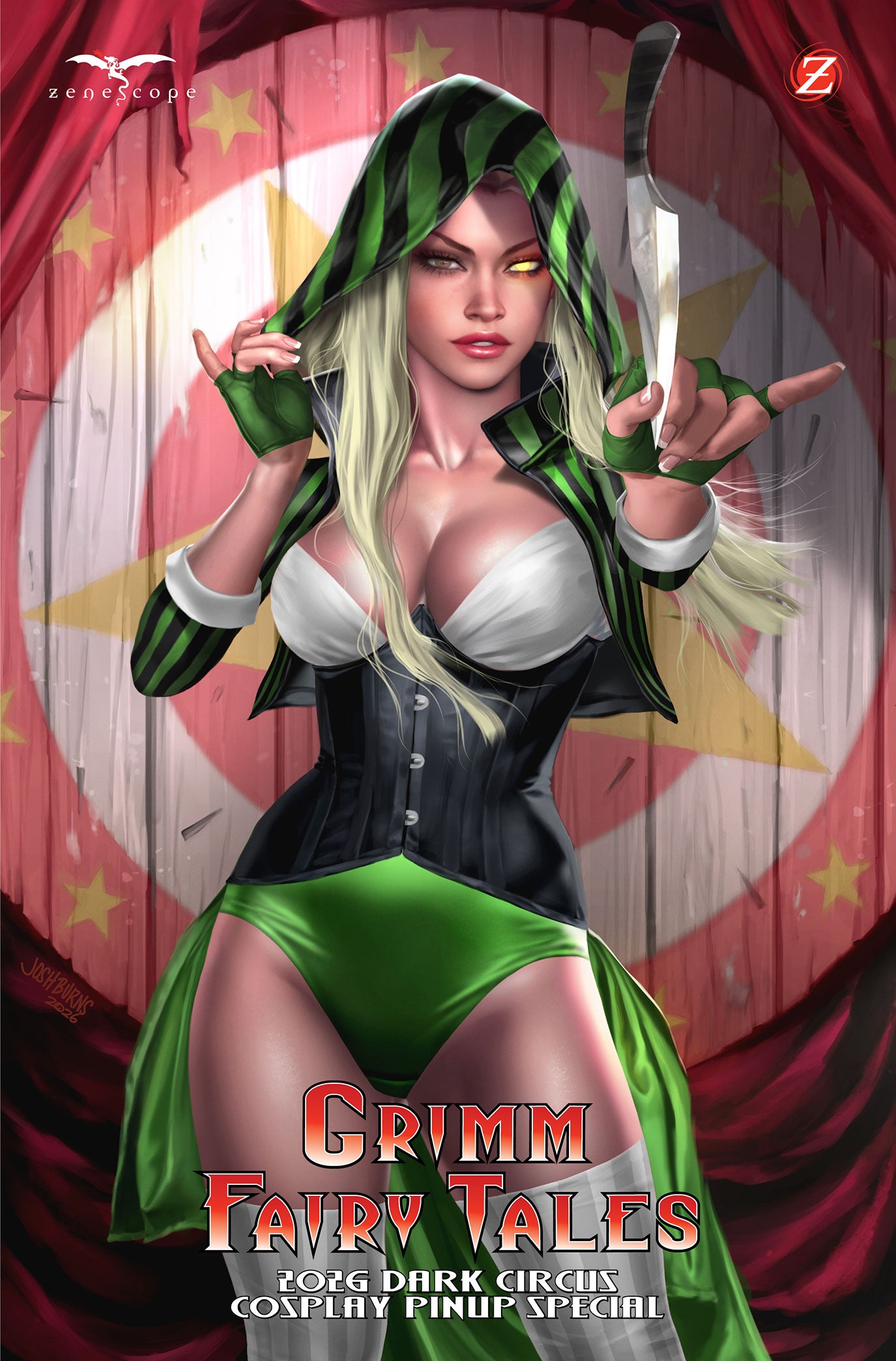 GRIMM FAIRY TALES 2026 DARK CIRCUS COSPLAY PINUP SPECIAL