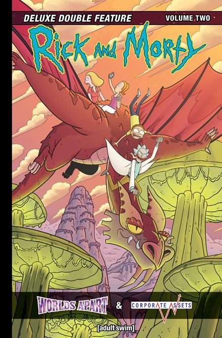 RICK AND MORTY DELUXE DOUBLE FEATURE VOL 2 HC (MR) (Backorder, Allow 4-5 Weeks)