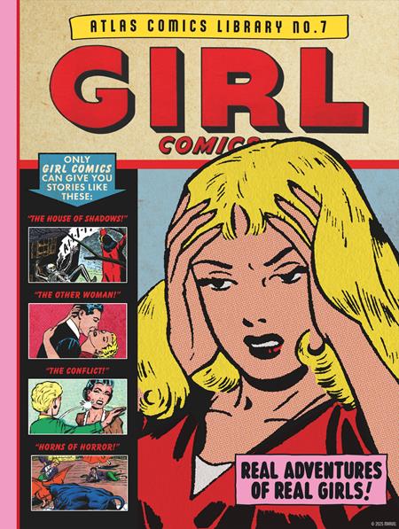 ATLAS COMICS LIBRARY HC NO 07 GIRL COMICS (MR) (Backorder, Allow 4-5 Weeks)