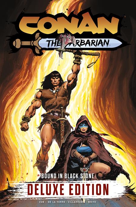 CONAN THE BARBARIAN BOUND IN BLACK STONE DELUXE EDITION HC VOL 01 REGULAR EDITION ROBERTO DE LA TORRE (MR) (Backorder, Allow 4-5 Weeks)