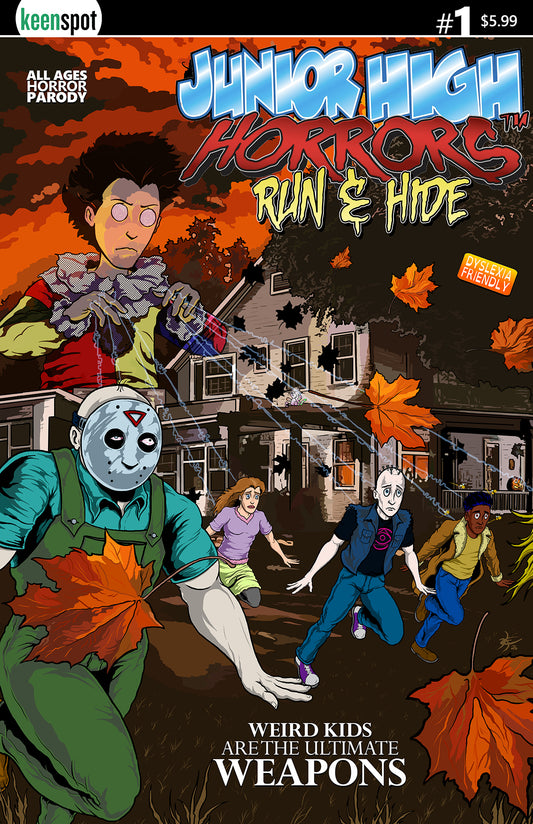 JUNIOR HIGH HORRORS RUN & HIDE #1