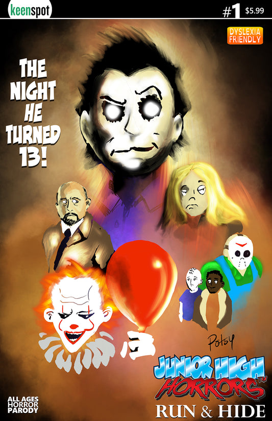 JUNIOR HIGH HORRORS RUN & HIDE #1