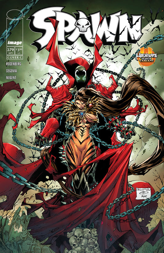 SPAWN #379 CVR C BRETT BOOTH WITCHBLADE TEAM UP VAR | IMAGE COMICS | Comicbookeroo