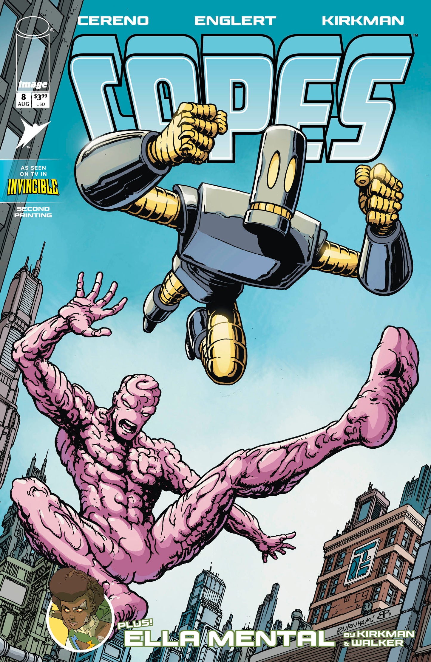 INVINCIBLE UNIVERSE CAPES #8 2ND PTG