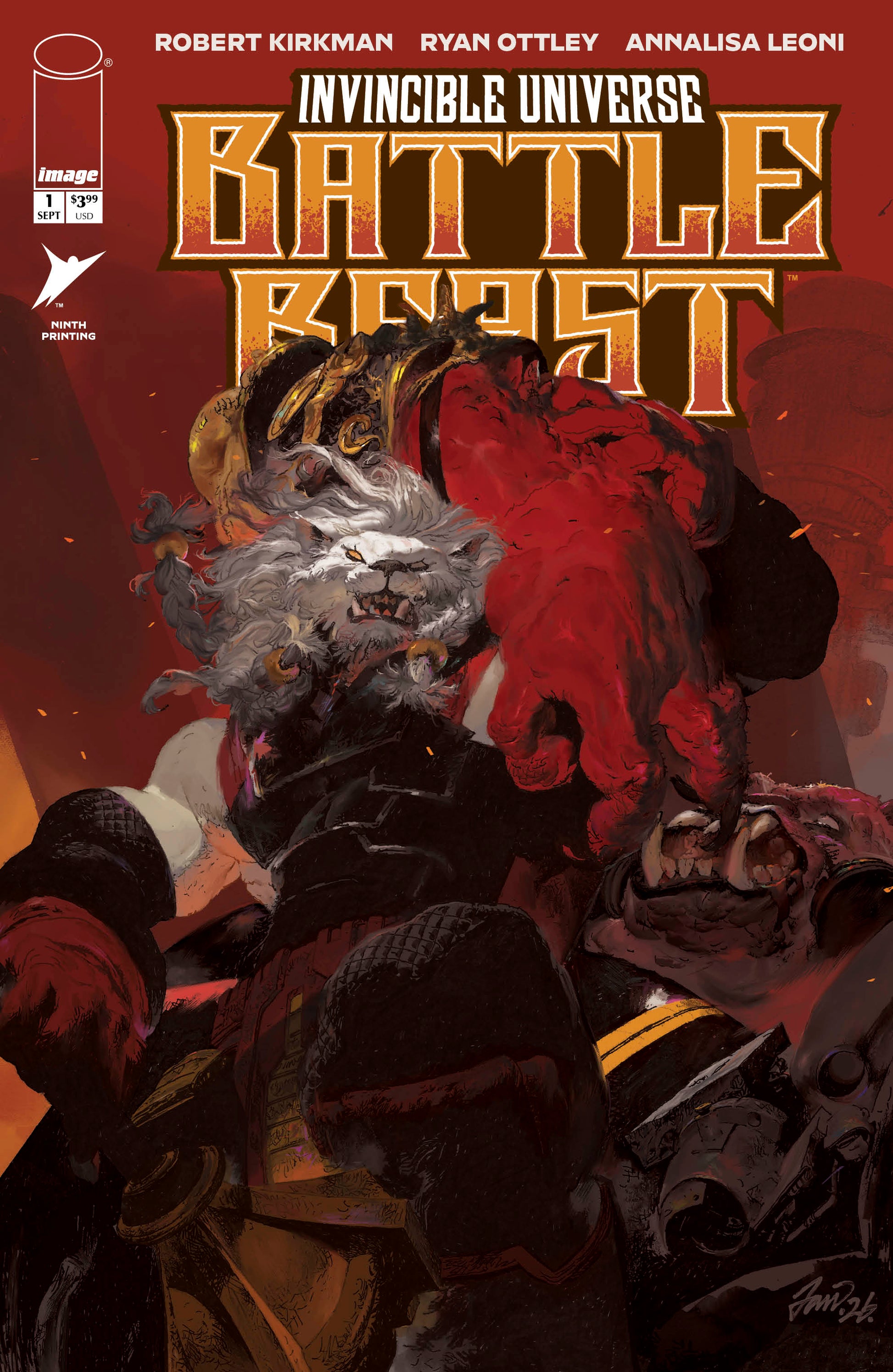 INVINCIBLE UNIVERSE BATTLE BEAST #1 9TH PTG