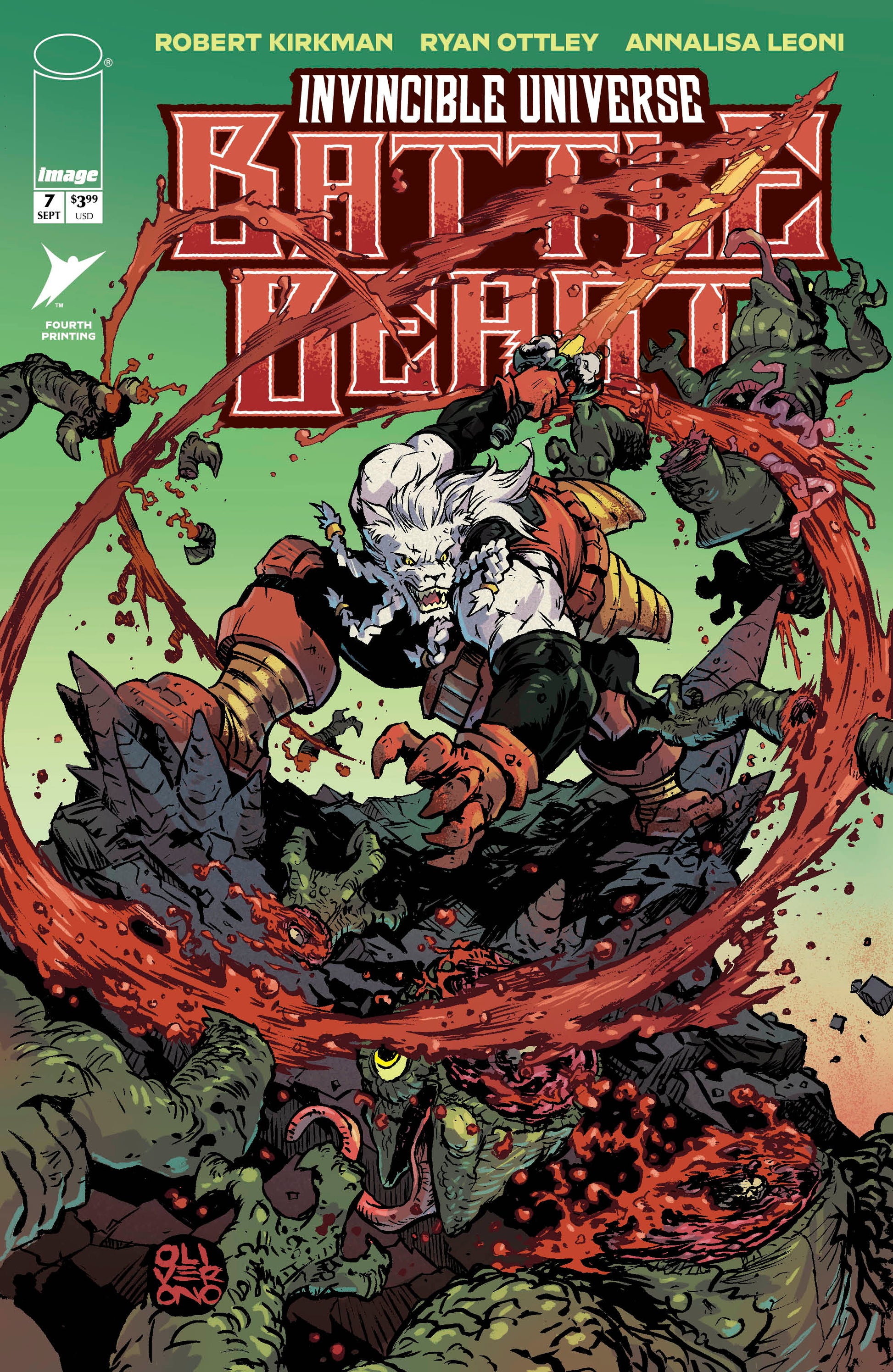 INVINCIBLE UNIVERSE BATTLE BEAST #7 4TH PTG