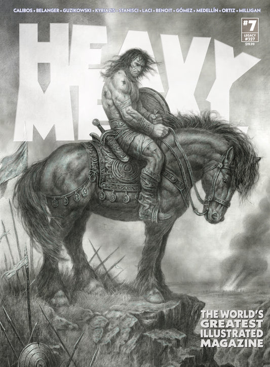 HEAVY METAL MAGAZINE #7 CVR B CALIBOS VAR