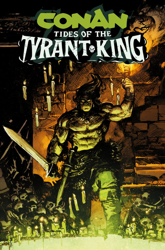 CONAN THE BARBARIAN TIDES OF THE TYRANT KING #1 (OF 4) CVR C GERARDO ZAFFINO VAR (MR) | TITAN COMICS | Comicbookeroo