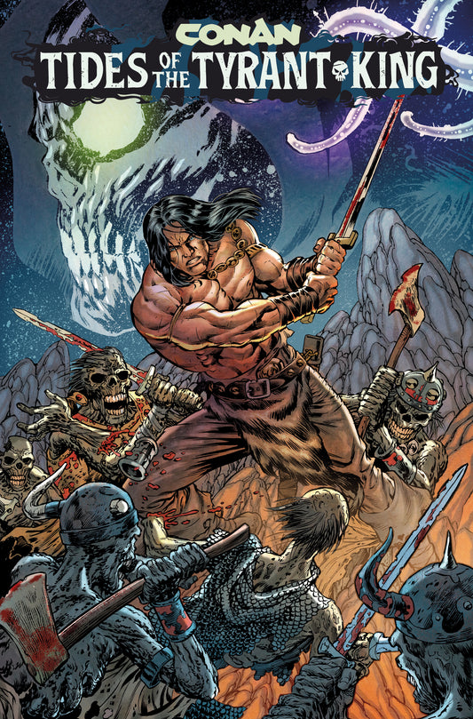 CONAN THE BARBARIAN TIDES OF THE TYRANT KING #1 (OF 4) CVR D JESUS MERINO VAR (MR) | TITAN COMICS | Comicbookeroo