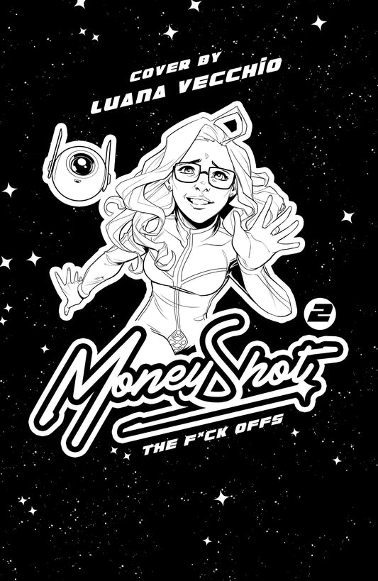 MONEY SHOT THE F* OFFS #2 (OF 5) CVR H LUANA VECCHIO NSFW BLACK BAG FULL ART VAR (MR) | VAULT COMICS | Comicbookeroo