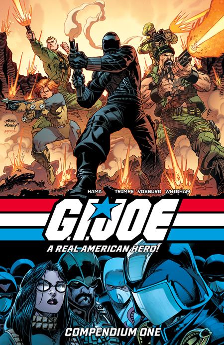 GI JOE A REAL AMERICAN HERO COMPENDIUM TP BOOK 01 BOOK MARKET ANDY KUBERT & BRAD ANDERSON CVR (Backorder, Allow 3-4 Weeks) - Comicbookeroo