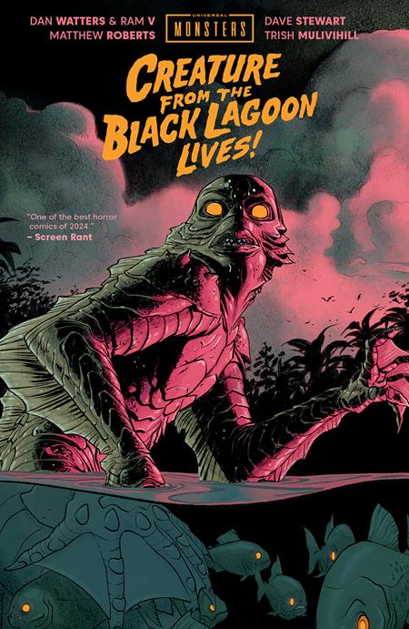 UNIVERSAL MONSTERS CREATURE FROM THE BLACK LAGOON LIVES HC BOOK MARKET MATTHEW ROBERTS & DAVE STEWART CVR (Backorder, Allow 3-4 Weeks) - Comicbookeroo