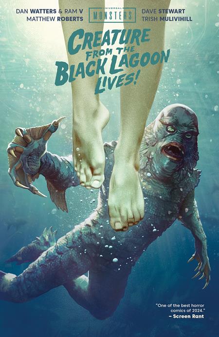 UNIVERSAL MONSTERS CREATURE FROM THE BLACK LAGOON LIVES HC DIRECT MARKET EXCLUSIVE JOSHUA MIDDLETON CVR (Backorder, Allow 3-4 Weeks) - Comicbookeroo