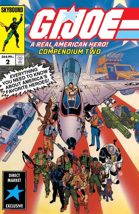 GI JOE A REAL AMERICAN HERO COMPENDIUM TP BOOK 02 DIRECT MARKET EXCLUSIVE MICHAEL GOLDEN CVR (Backorder, Allow 4-5 Weeks)