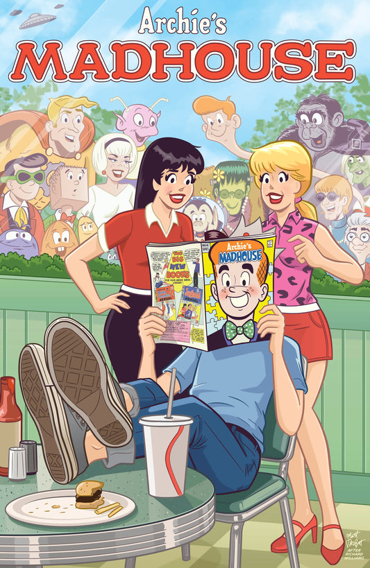 ARCHIES MADHOUSE #1 FACSIMILE EDITION CVR B MATT TALBOT MAD MAGAZINE VAR