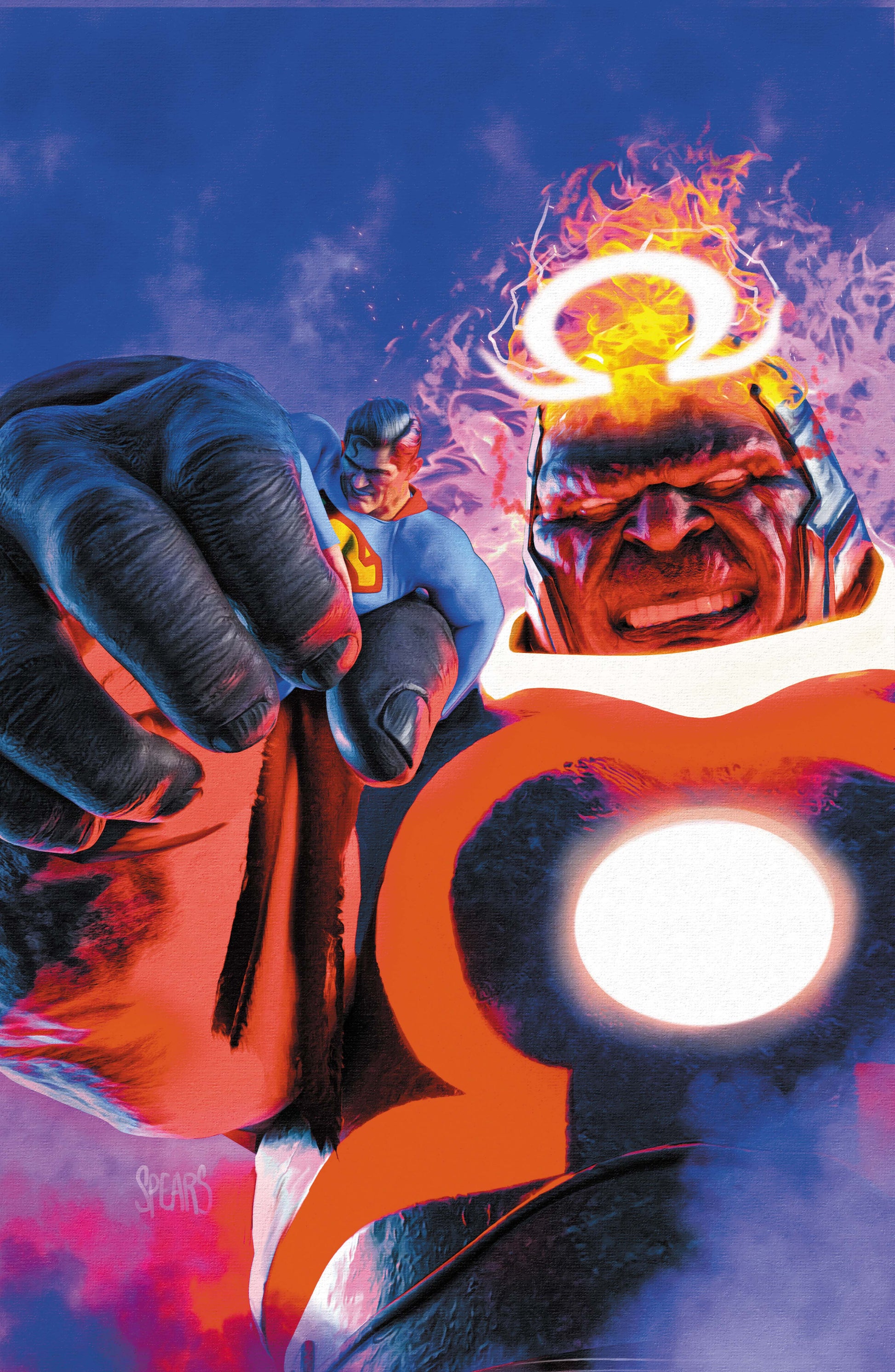 DC ALL IN SAGA DARKSEID VS THE WORLD #1 (ONE SHOT) CVR B MARK SPEARS CARD STOCK VAR | DC COMICS | Comicbookeroo
