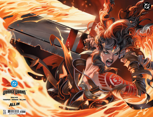 ABSOLUTE WONDER WOMAN #25 CVR G ALEXANDER LOZANO DC SHOWCASE WRAPAROUND FOIL VAR | DC COMICS | Comicbookeroo