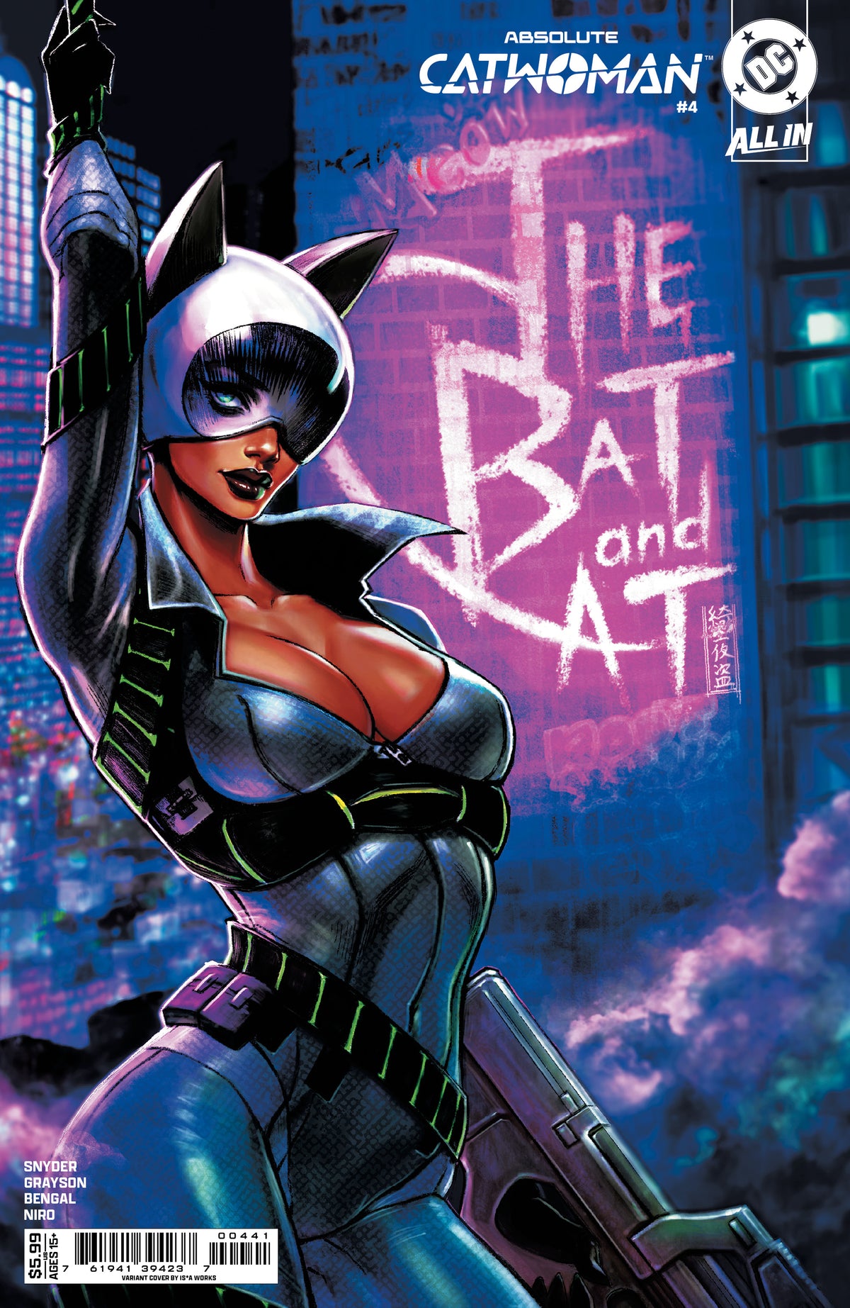 ABSOLUTE CATWOMAN #4 (OF 6) CVR D ISA WORKS CARD STOCK VAR | DC COMICS | Comicbookeroo