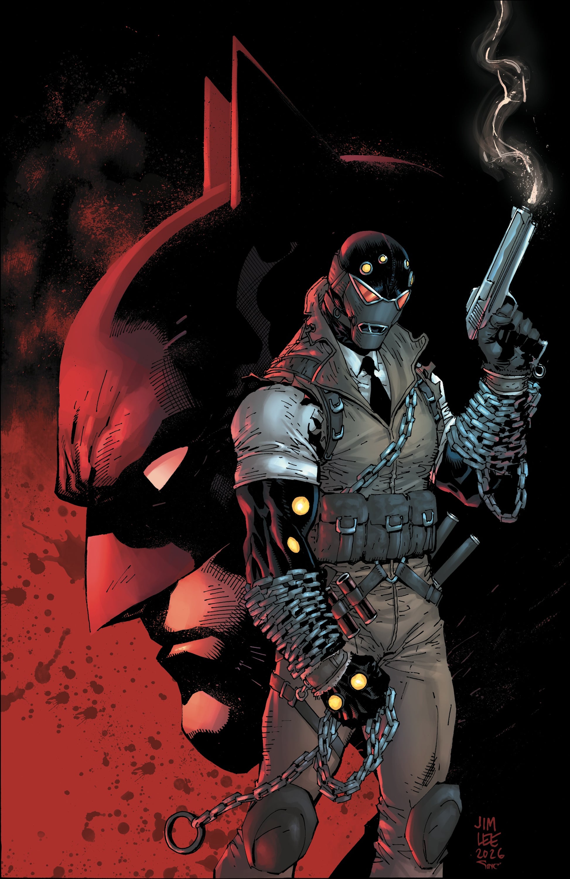 BATMAN #14 CVR K JIM LEE BUILDING BAD FOIL VAR