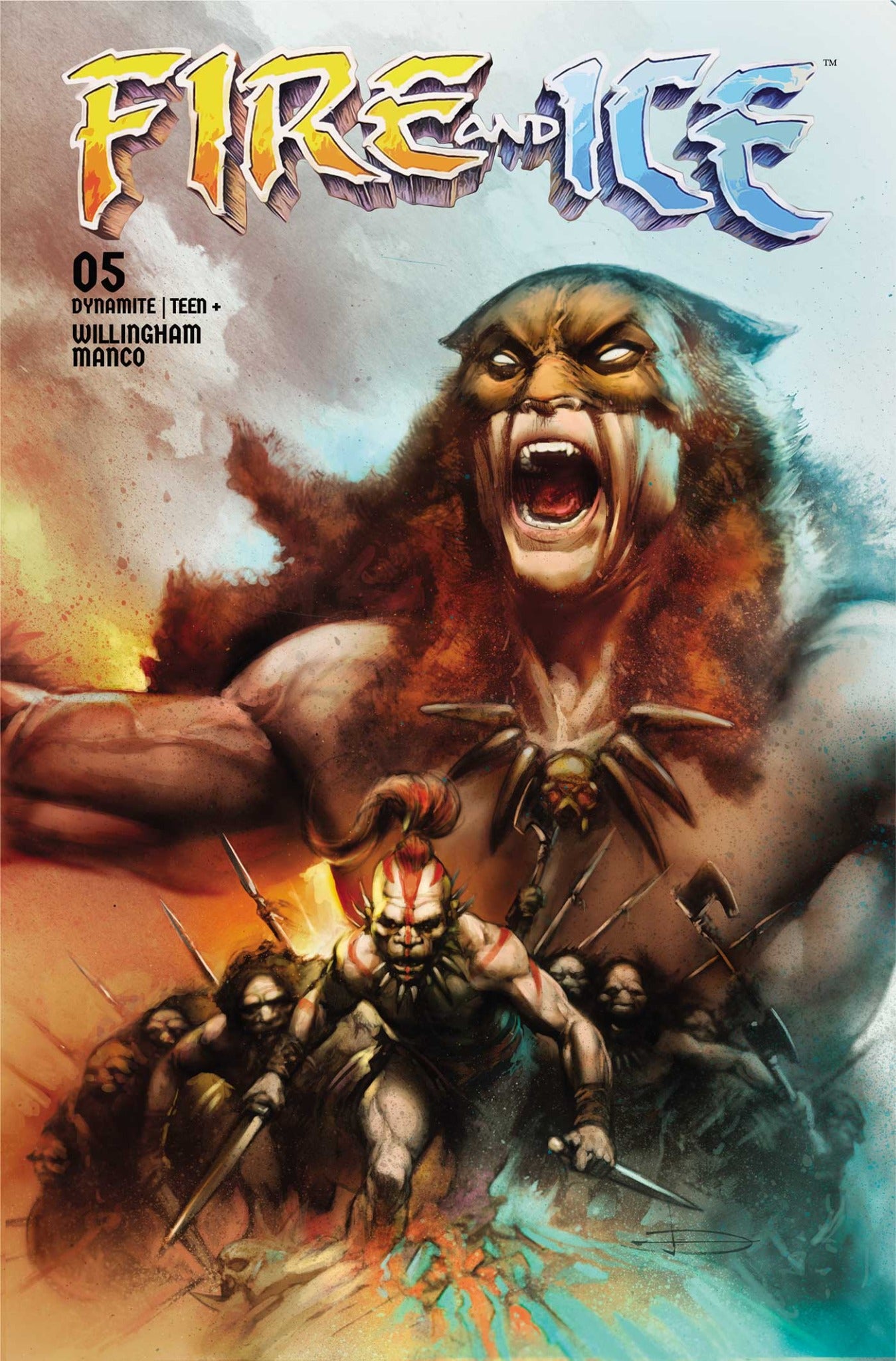 FIRE AND ICE #5 CVR B LEONARDO MANCO VAR | DYNAMITE ENTERTAINMENT | Comicbookeroo