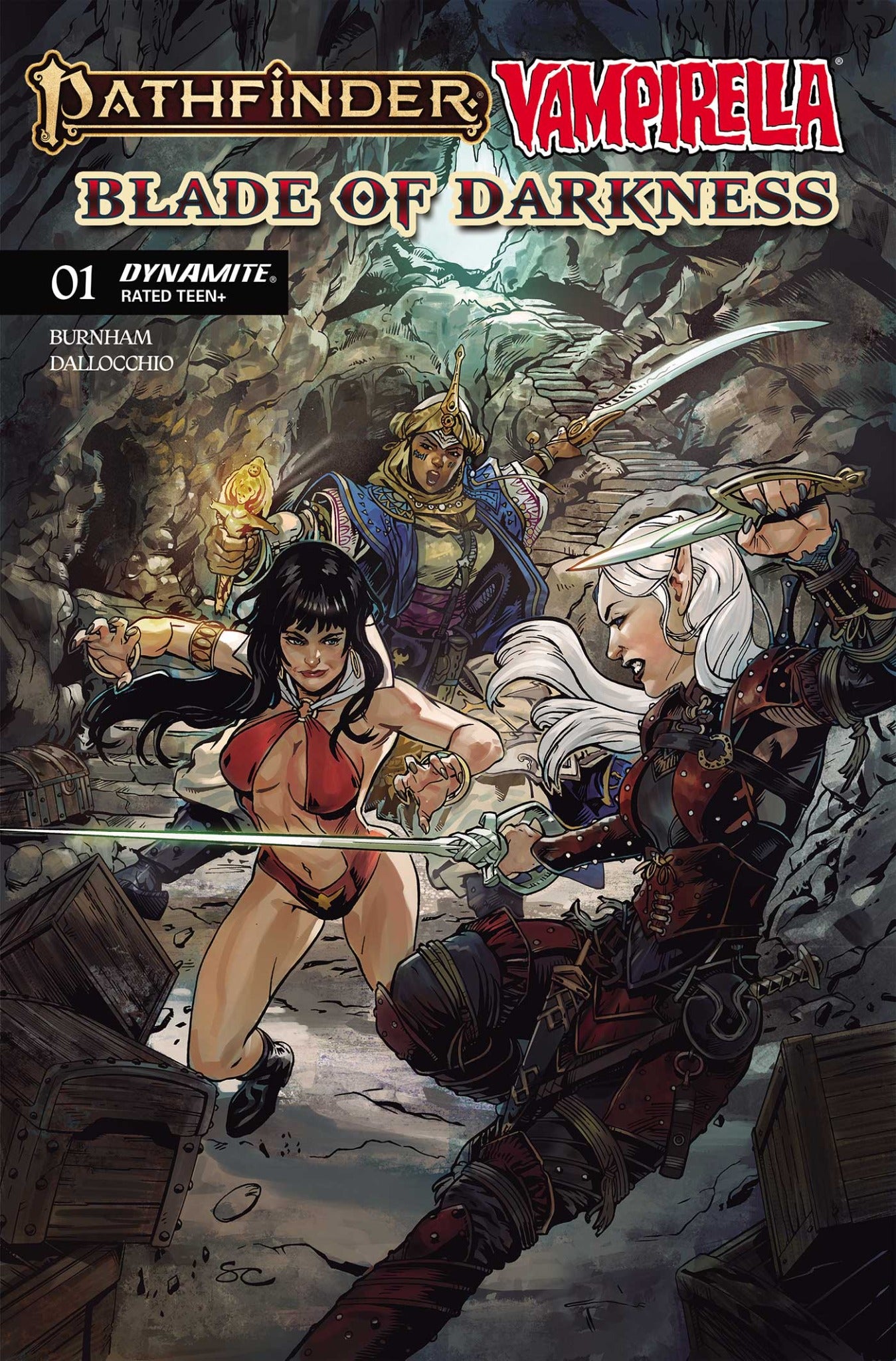 PATHFINDER VAMPIRELLA BLADE OF DARKNESS #1 CVR A STEVEN CUMMINGS | DYNAMITE ENTERTAINMENT | Comicbookeroo