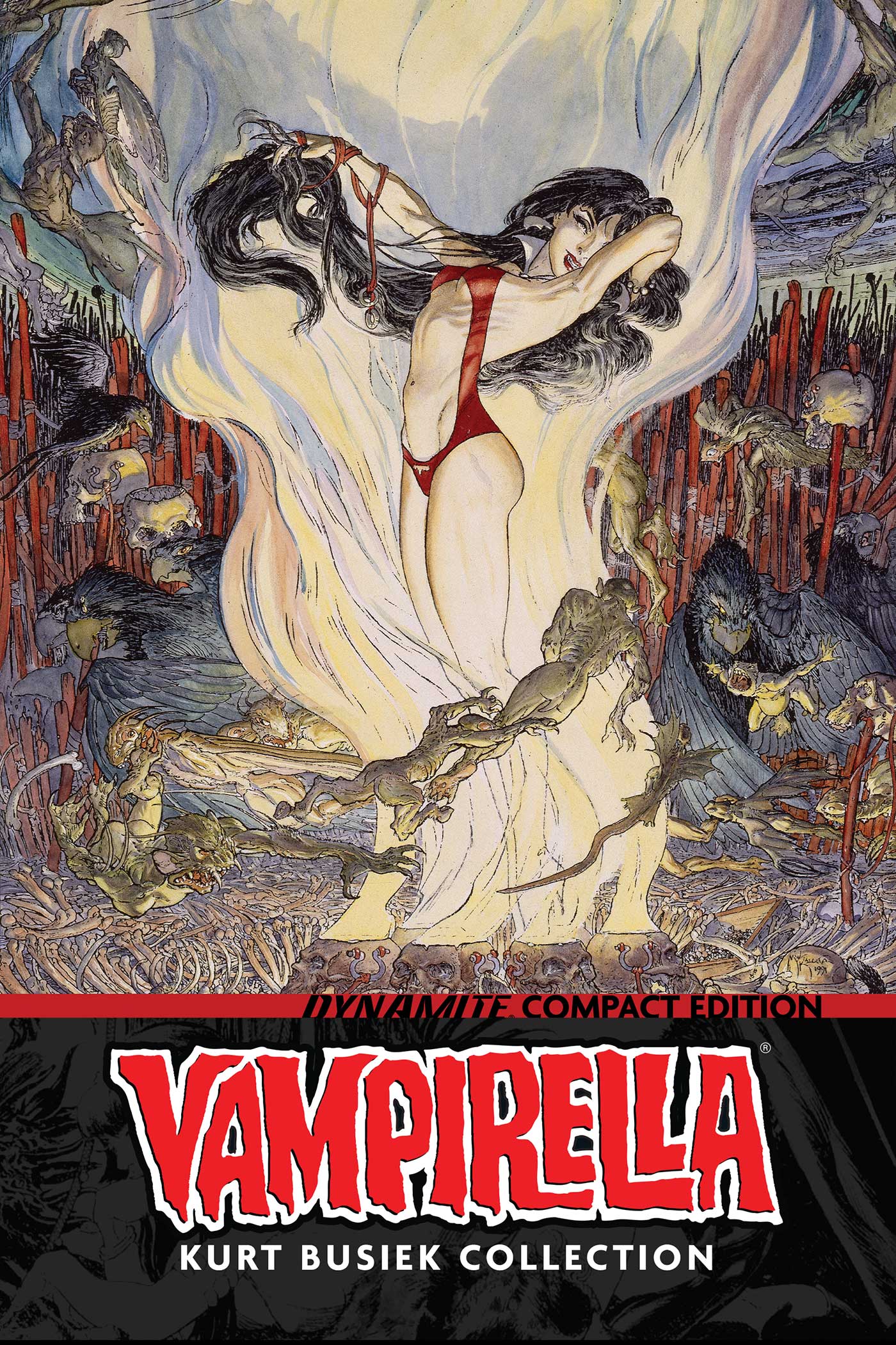 VAMPIRELLA MASTERS TP KURT BUSIEK (COMPACT EDITION) | DYNAMITE ENTERTAINMENT | Comicbookeroo